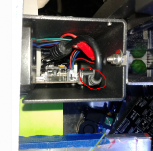 USB: Top Inside Spine
